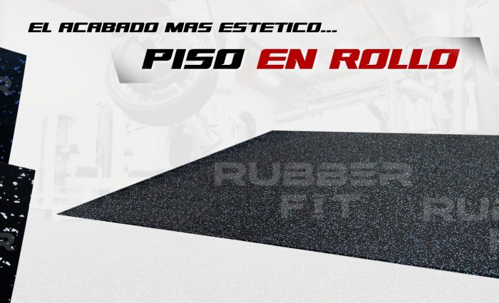 Piso en rollo para gimnasio